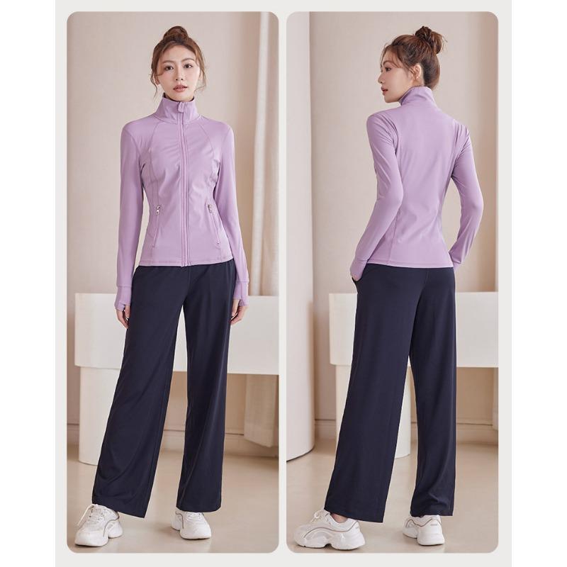 Плюс размер весенне-осенняя одежда для йоги, куртка, женская быстросохнущая одежда для фитнеса и бега, свободная спортивная одежда с длинными рукавами, топы