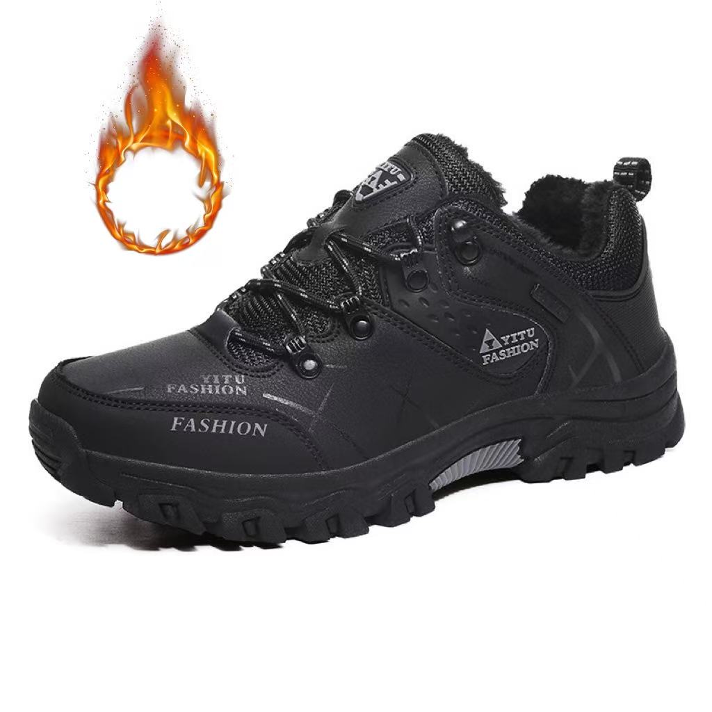 Fashion Men's Boots Non-slip Outdoor Hiking Shoes Comfortable Man Running Shoes Lace Up Platform Men Sneakers Plus Size 39-47 Zapatillas