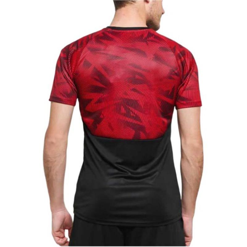 Puma Футболка мужская тренировочная с коротким рукавом Ac Milan Player 19-20 сезона, черная 756141-03