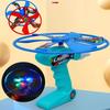 Kids Pull String Luminous Flying Saucer Toy Outdoor Large Size