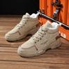 New Boots Men Winter Fashion Plush Shoes Snow Boots Male Casual Outdoor Sneakers Lace Up Warm Shoes Non Slip Cotton Shoes