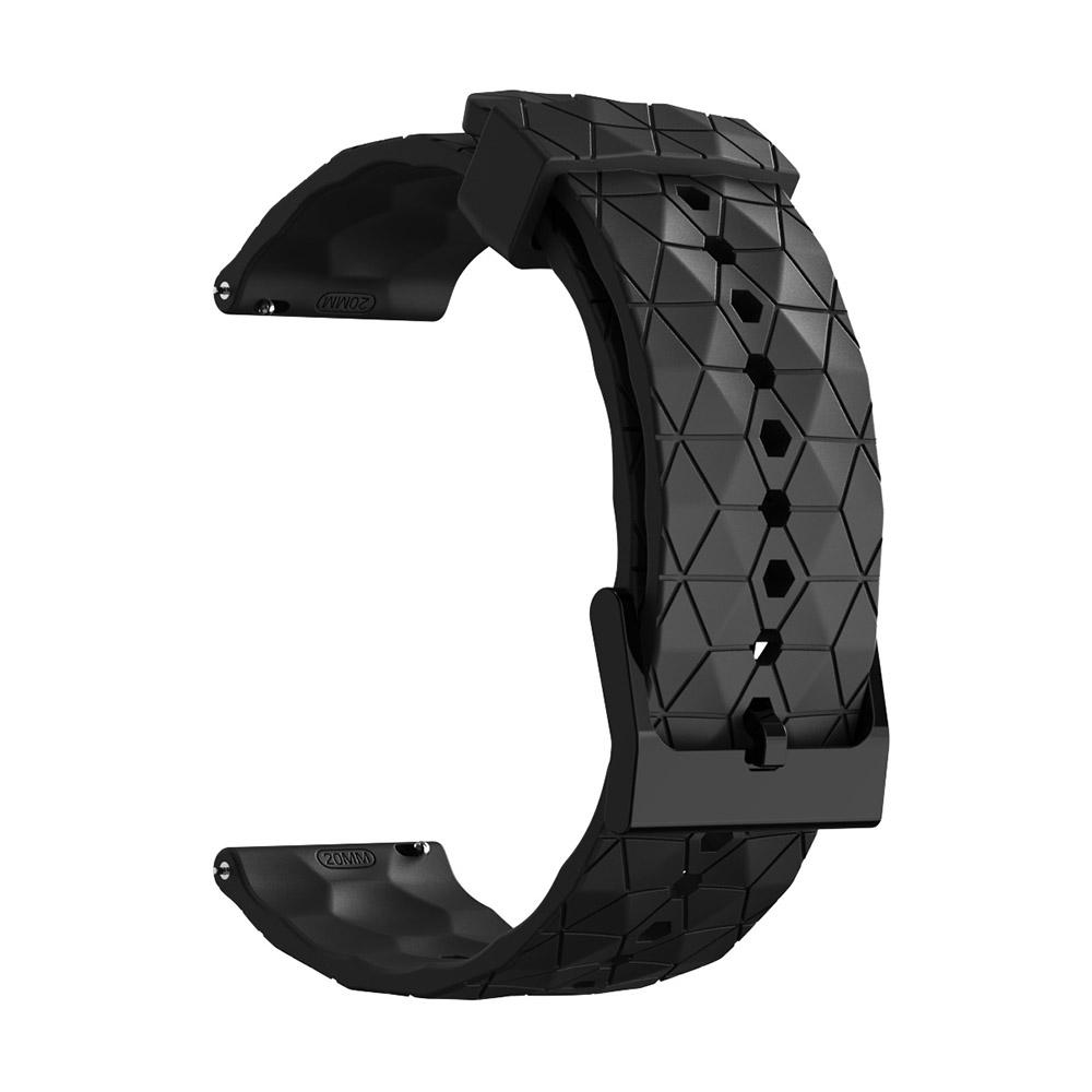 Силиконовый ремешок 20 мм 22 мм для Samsung Galaxy Watch 5 Pro 4, классический ремешок с футбольным узором для часов Xiaomi Watch Color 2/S2/S1