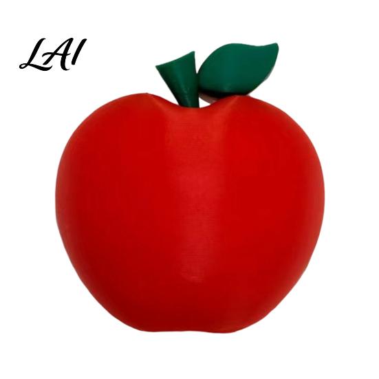 Refrigerator Magnets for Kitchen 3D Printed Christmas Apple Ornament Realistic Red Figurine Holiday Gifts Friends Multi-Purpose Keychain Fridge