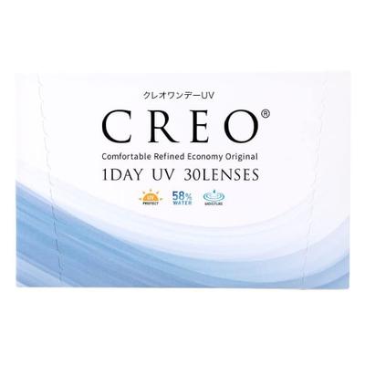 Creo One Day UV Moist 30 листов 1 коробка (однодневные одноразовые контактные линзы) [Высокое содержание воды] [BC] 8,7 [PWR] -3,00 Высокое содержание воды Защита от влаги и УФ-излучения