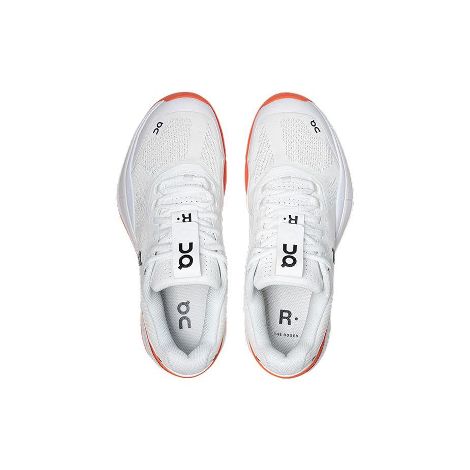 On The Roger Pro Clay Удобные Амортизирующие Нескользящие Износостойкие Дышащие Низкие Тренировочные Кроссовки для Бега Мужские кроссовки Белый 3MD10720256