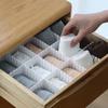 Многоцелевой разделитель для ящиков, регулируемая пластиковая перегородка для хранения в шкафу, бытовой оптовый органайзер-разделитель для ящиков