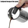 Mocha Espresso Latte Stovetop Filter Stainless Steel Portable 2/4/6/9 Cups Moka Coffee Maker Coffee Pot for Kitchen Coffee Maker Pot