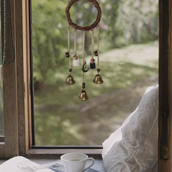 Ведьмины колокольчики Очищают от негативной энергии Привлекают позитивные вибрации Подвесные ведьмины украшения Комната