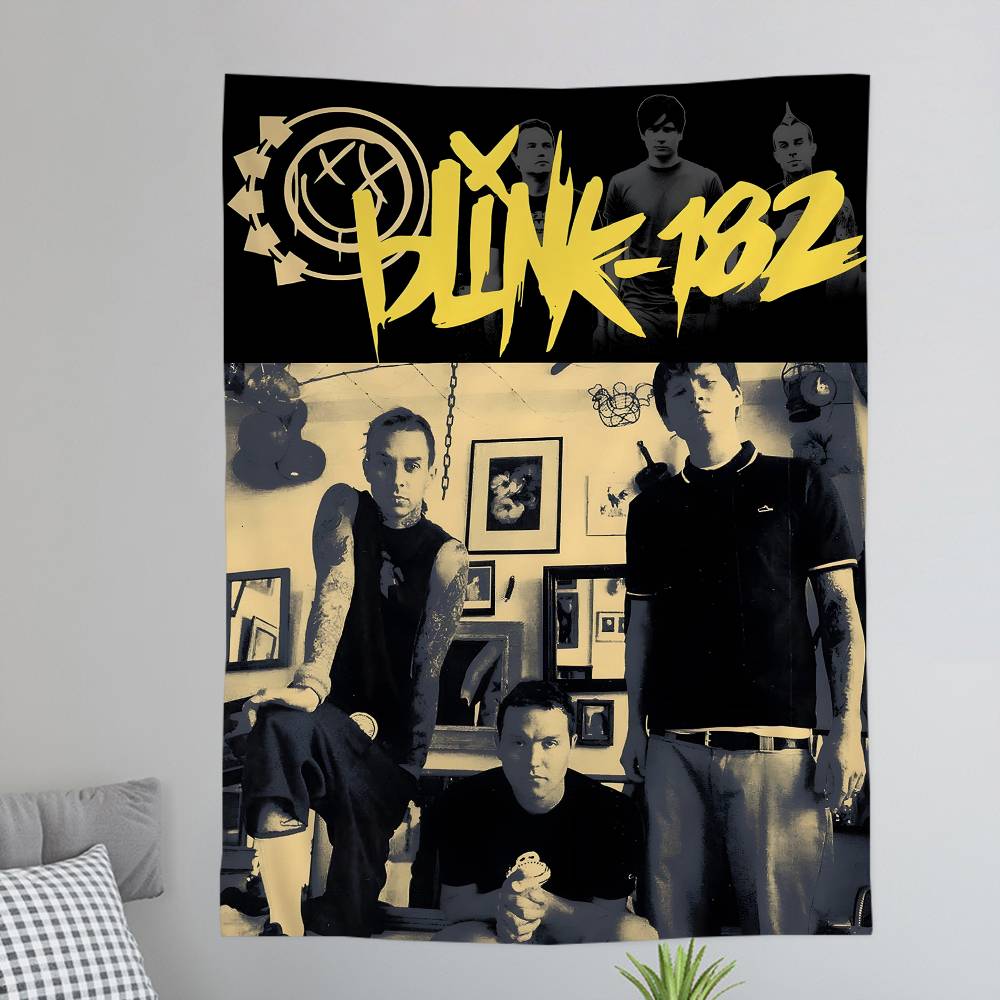 BBlink 182 Рок-группа Красочный Гобелен Настенное Панно Богемные Настенные Гобелены Мандала Настенное Искусство Декор