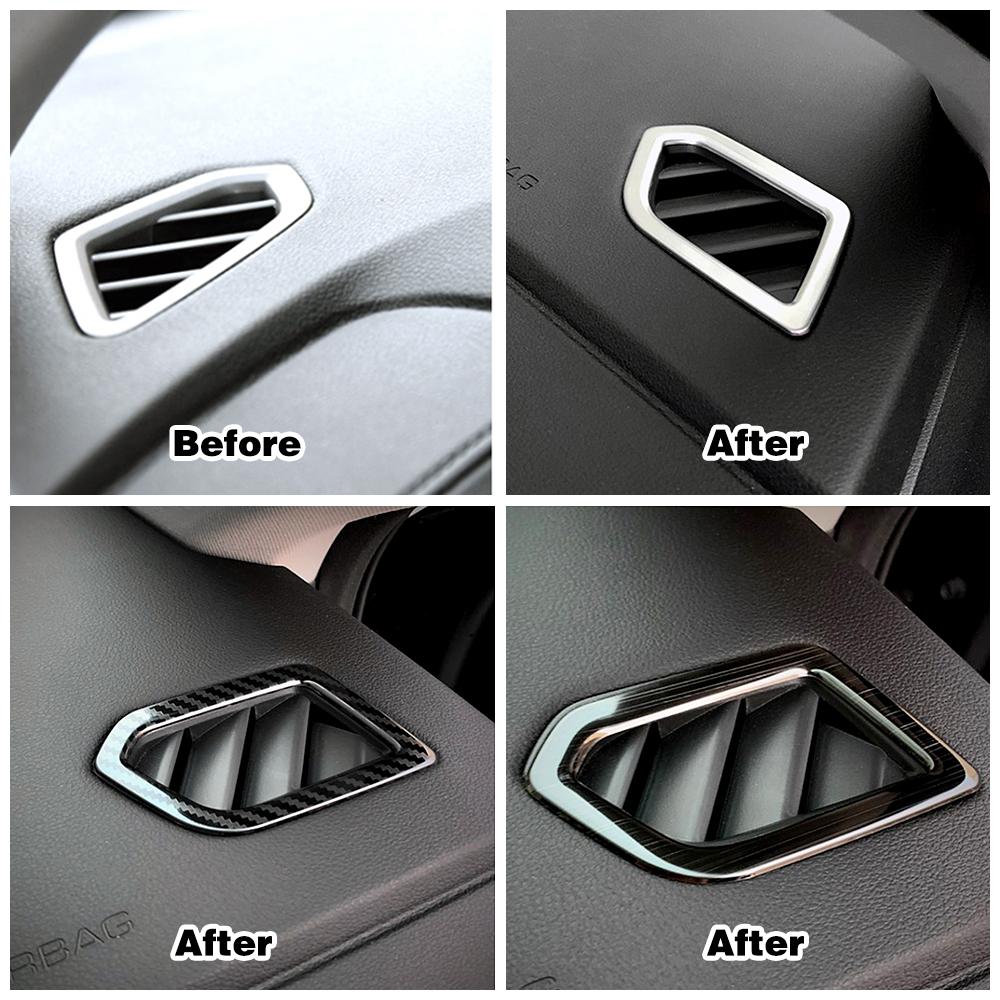 Для Haval F7 F7X 2018-2024 приборная панель автомобиля кондиционер розетка переменного тока вентиляционная крышка рамка отделка нержавеющая сталь декоративная наклейка