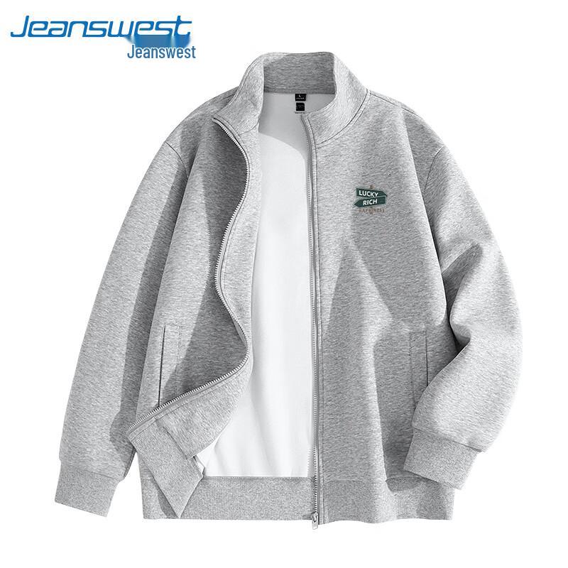 Мужская куртка Jeanswest свободного кроя со стойкой и застежкой-молнией