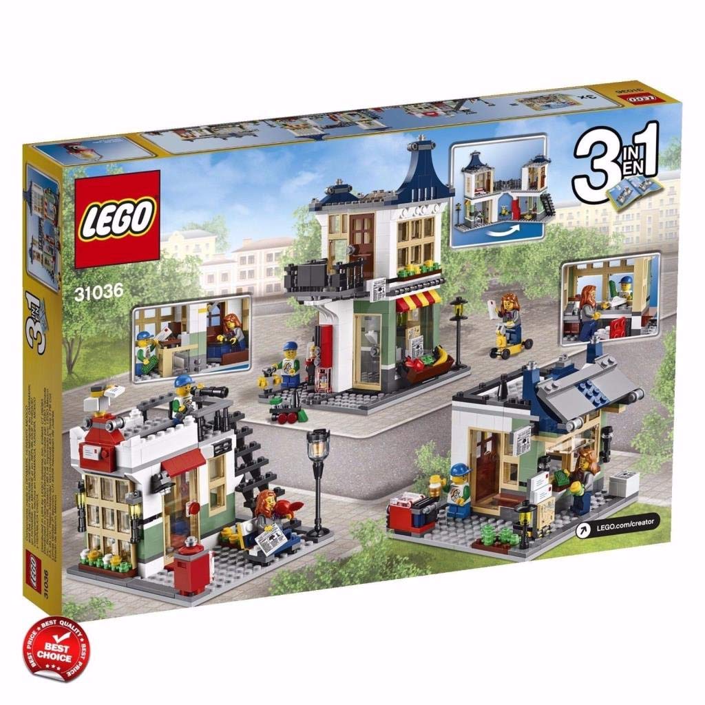 LEGO Магазин игрушек Creator и магазин Small Town Shop 31036