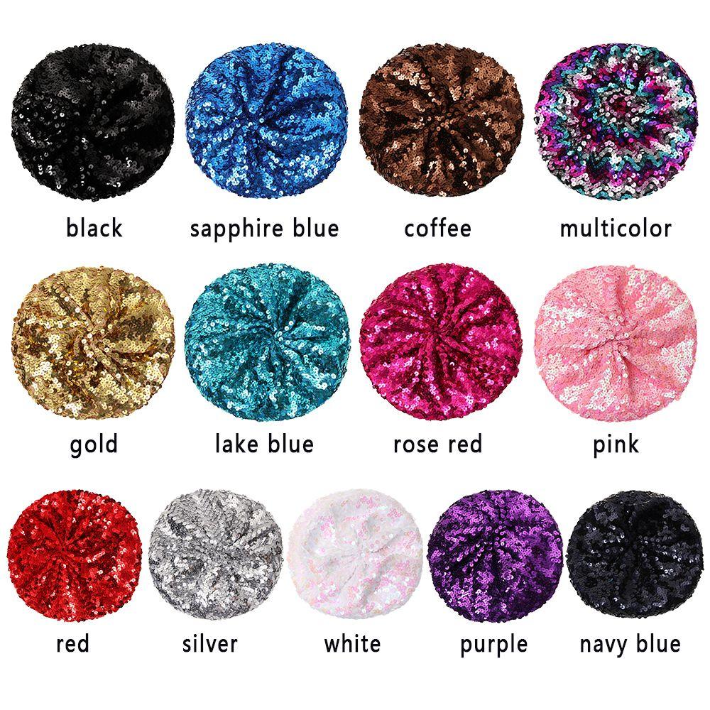 Мода Индивидуальность Блестки Блестки Очаровательная Танцевальная Сцена Кепка Художник Живописец Шляпы Гэтсби Береты