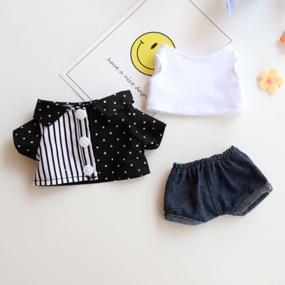 Мультяшный узор 20 см кукольная одежда хлопковая кукольная одежда комбинезон для кукол костюм аксессуары для кукол