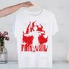 Anime Fairy Tail Natsu Dragneel Lucy T-shirts Summer Men/Women Hip Hop Funny Tshirt Streetwear T Shirt Short Sleeve Tee Top