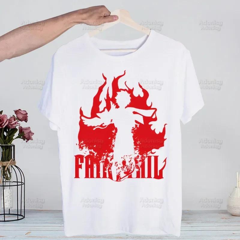 Anime Fairy Tail Natsu Dragneel Lucy T-shirts Summer Men/Women Hip Hop Funny Tshirt Streetwear T Shirt Short Sleeve Tee Top