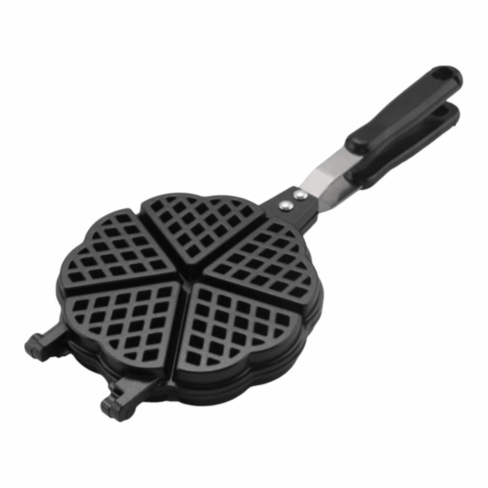 Non Stick Double Waffle Maker Heart Shape SandWich Maker New Waffle Maker Breakfast Cooking