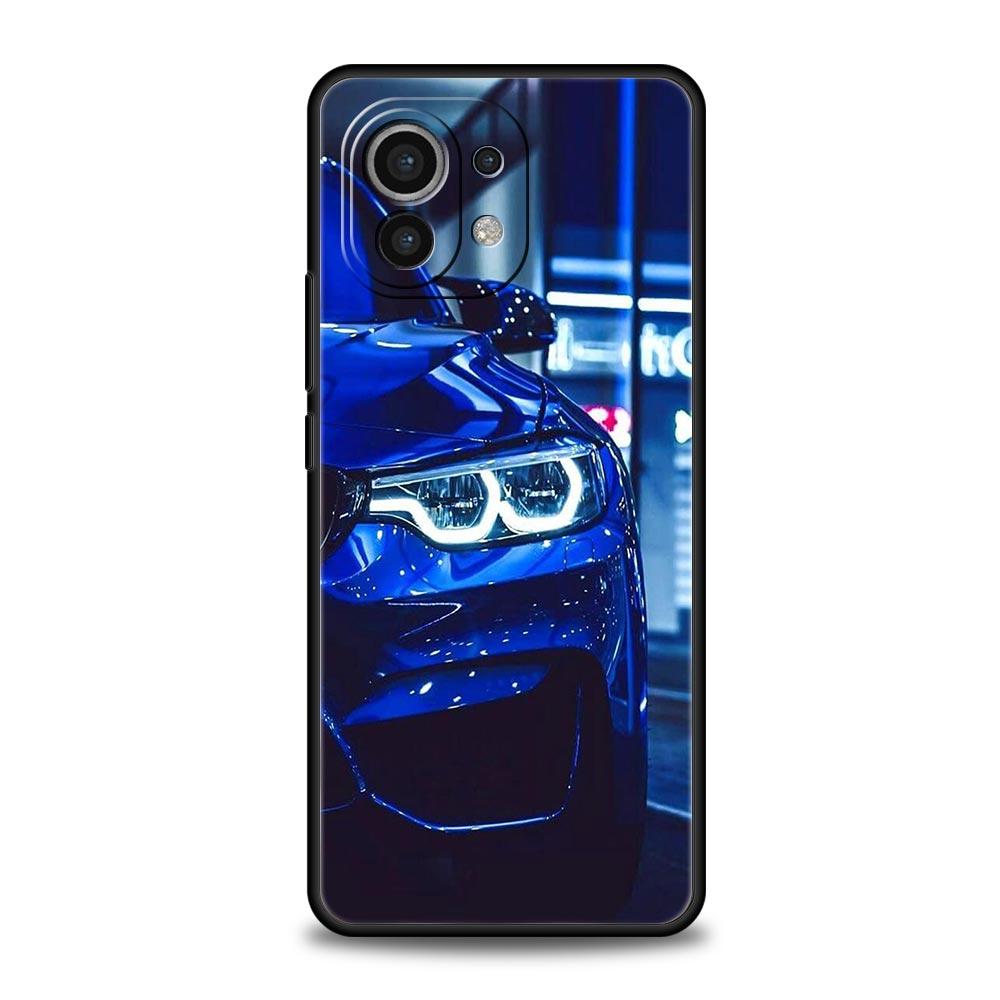 Синий, красный чехол для телефона с спортивным автомобилем и автомобилями для Xiaomi Mi Poco X4 Pro X3 NFC M3 F3 M4 12 11 Ultra 11X 11T 11i Note 10 Lite 10T 9T