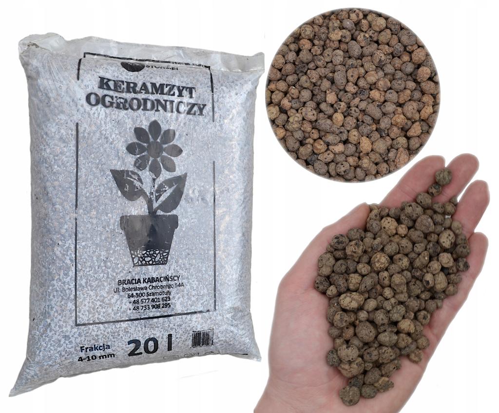Expanded Clay Gardening 4-10 Drainage Substrate 20L