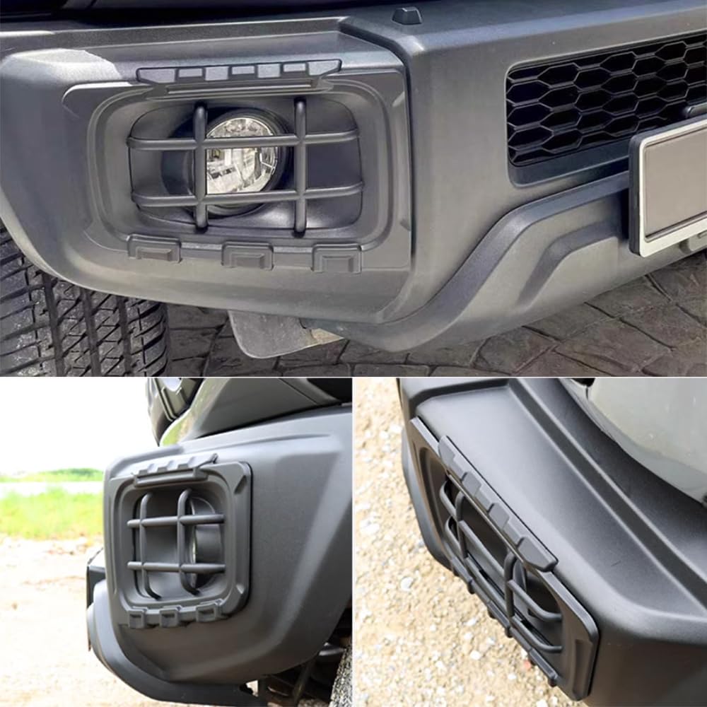 YOCTM Накладки на передние противотуманные фары для Suzuki Jimny JB74 2019 2020 2021 2022 2023 Противотуманные фары Свет Внешние Индивидуальные Аксессуары 2024, Накладки, Декоративные накладки, Накладки,
