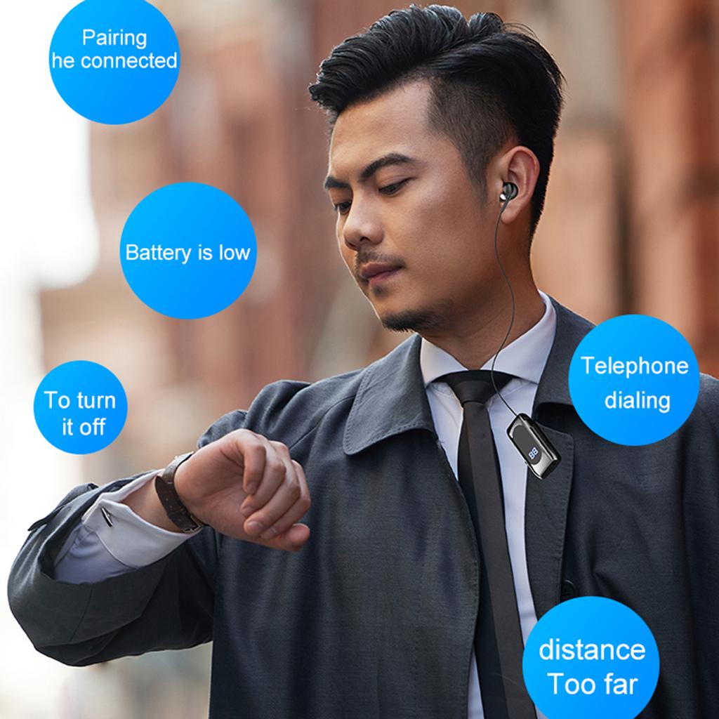 Беспроводная гарнитура K55 Business BT5.2, выдвижные наушники-вкладыши, спортивные наушники для водителя без помощи рук