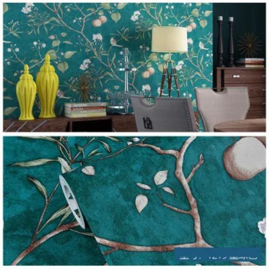 Ретро нетканые обои самоклеящиеся трехмерные для спальни гостиной общежития ТВ фона стены самоклеящиеся