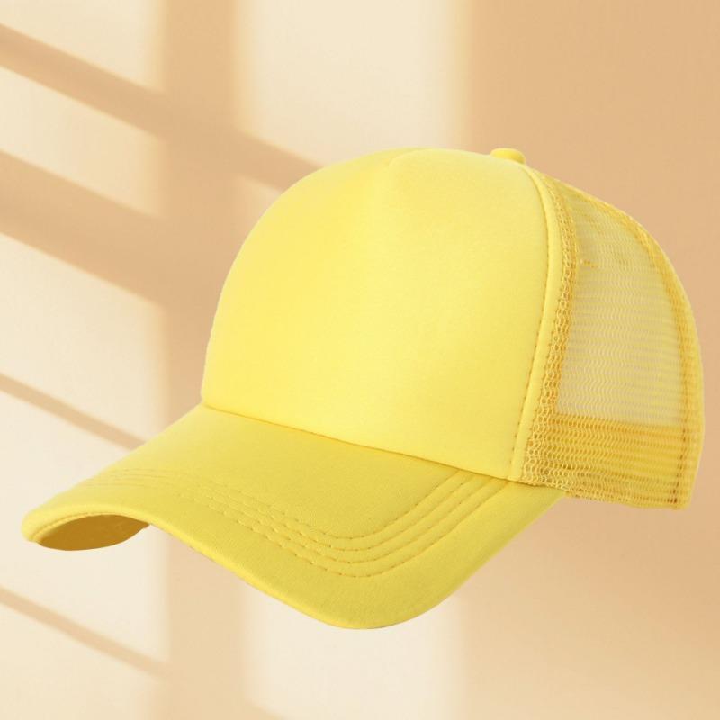 Sponge Mesh Cap Embroidered Baseball Cap Summer Shading Sun Protection Breathable