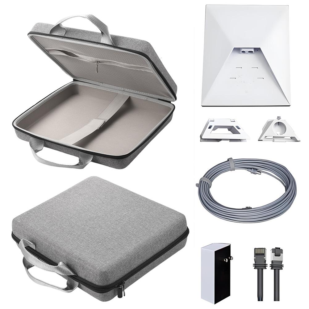 For Starlink Mini Ultra-Light Protect Case Anti-Scratch Storage Box Portable Travel Carry Bag Power Cord Storage Handbag