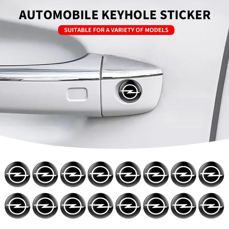 New Car Door Key Hole Lock Anti-Dustproof Stickers For Opel Astra H G J Insignia Mokka Zafira Corsa Vectra C D Antara Combo kbd066