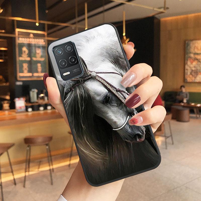 Чехол для телефона с изображением лошади для OPPO Realme 8 7 6 6i C3 C21 C21Y C11 X3 SuperZoom A94 A74 A91 A53S A54