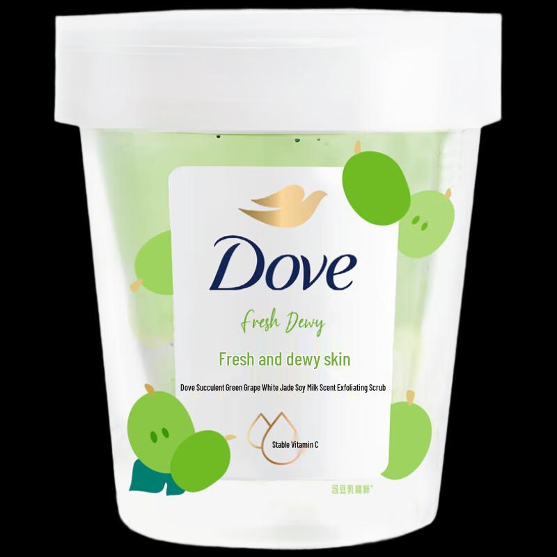 DOVE Скраб для тела с молоком и зеленым грейпфрутом
