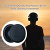 1Pair Ear Pad Replacement Leather Earpads Ear Cushions Sponges Cover Earmuffs for Evolve2 30 MS Headphones