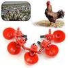 Bird Coop Feed Poultry Water Drinking Cups Plastic Chicken Fowl Drinker Cups Hanging Chicken