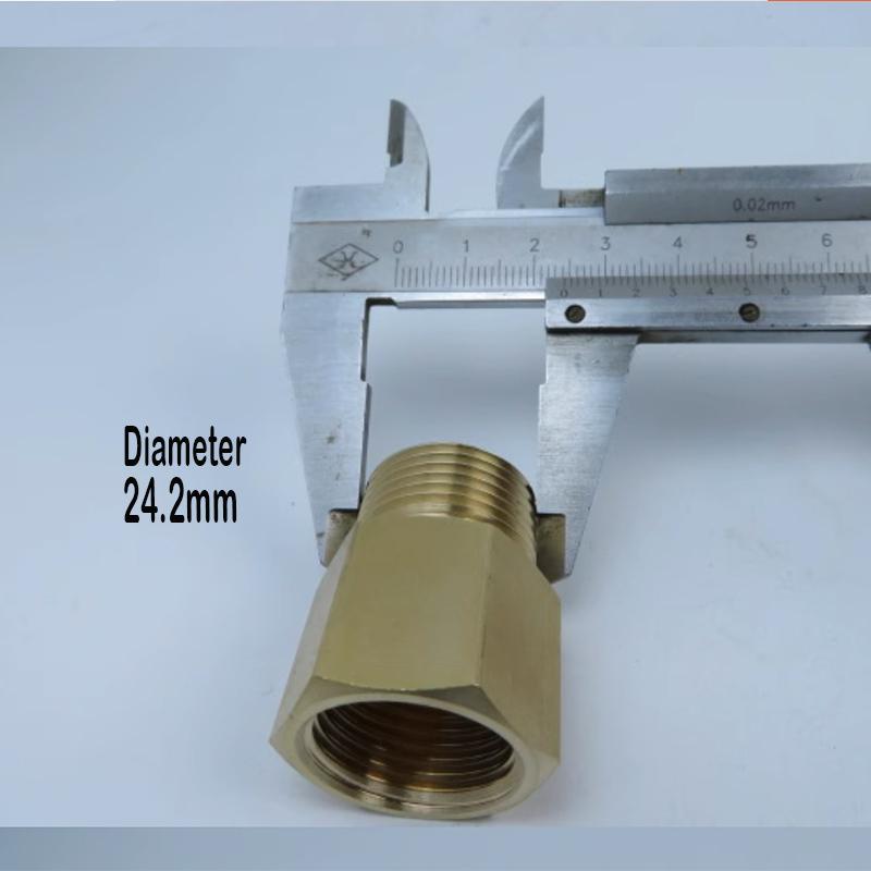 CGA580 to G5/8 cylinder adapter, external thread interface, helium regulator balloon accessories party supplies