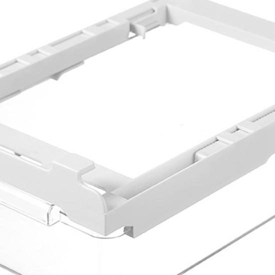 Выдвижной ящик для холодильника, органайзер, ящик для хранения, большая вместимость, простая установка, прозрачный холодильник