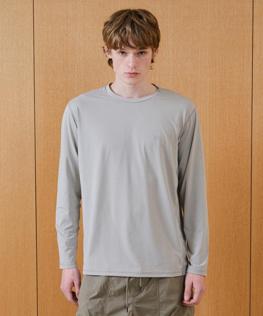 HELEMENT Edge Pocket Long Sleeve T-Shirt (Dove)
