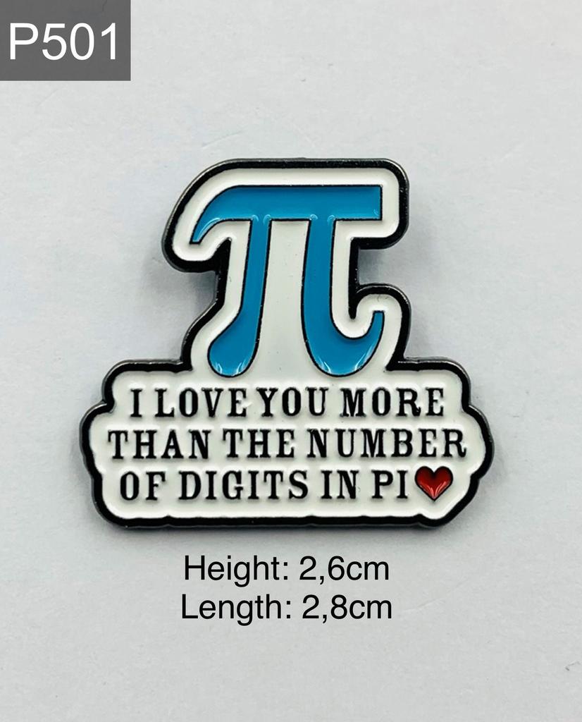 Новая эмалированная булавка Math PI с надписью металлическая заглушка в подарок на день рождения 1 шт.