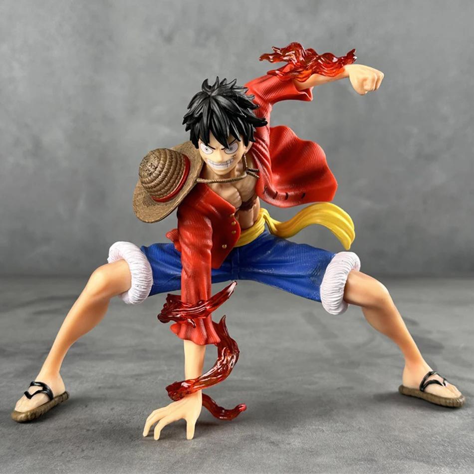В наличии Аниме Фигурка One Piece 17см Приседающий Луффи Меняющийся Боевая Фигурка Действия ПВХ Модель Кукла Коллекция Игрушки Подарок Ребенку Хо