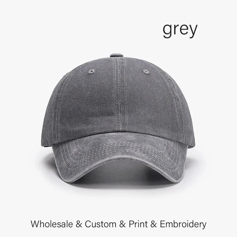 SLECKTON Custom Cap Logo Embroidery Retro Baseball Cap для мужчин и женщин DIY Design Letter Hat Customize Graphic Print Wholesale