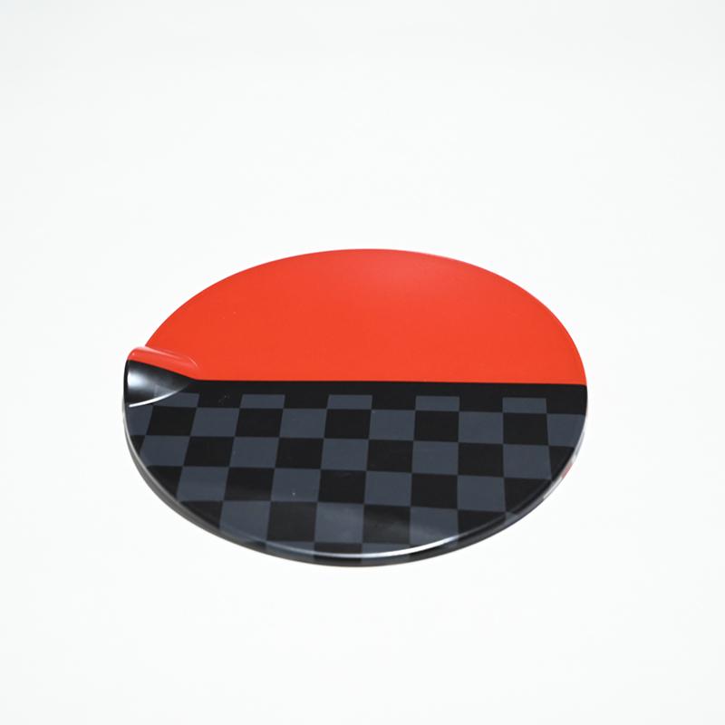 QXSC6 Brand New Plastic Gery Jack Car Fuel Tank Cap Cover Sticker For BMW Mini Cooper S JCW F55 1.5T Car-Styling Exterior Decoration