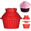 High Quality Silicone Giant Cupcake Mold,3 Pcs Big Top Cupcake Silicone Mould,Heat Resistant Bake Tools Baking Maker