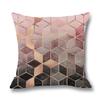 Home Colorful Geometric Digital Print Pillow Linen Cushion Waist Pillow Cover