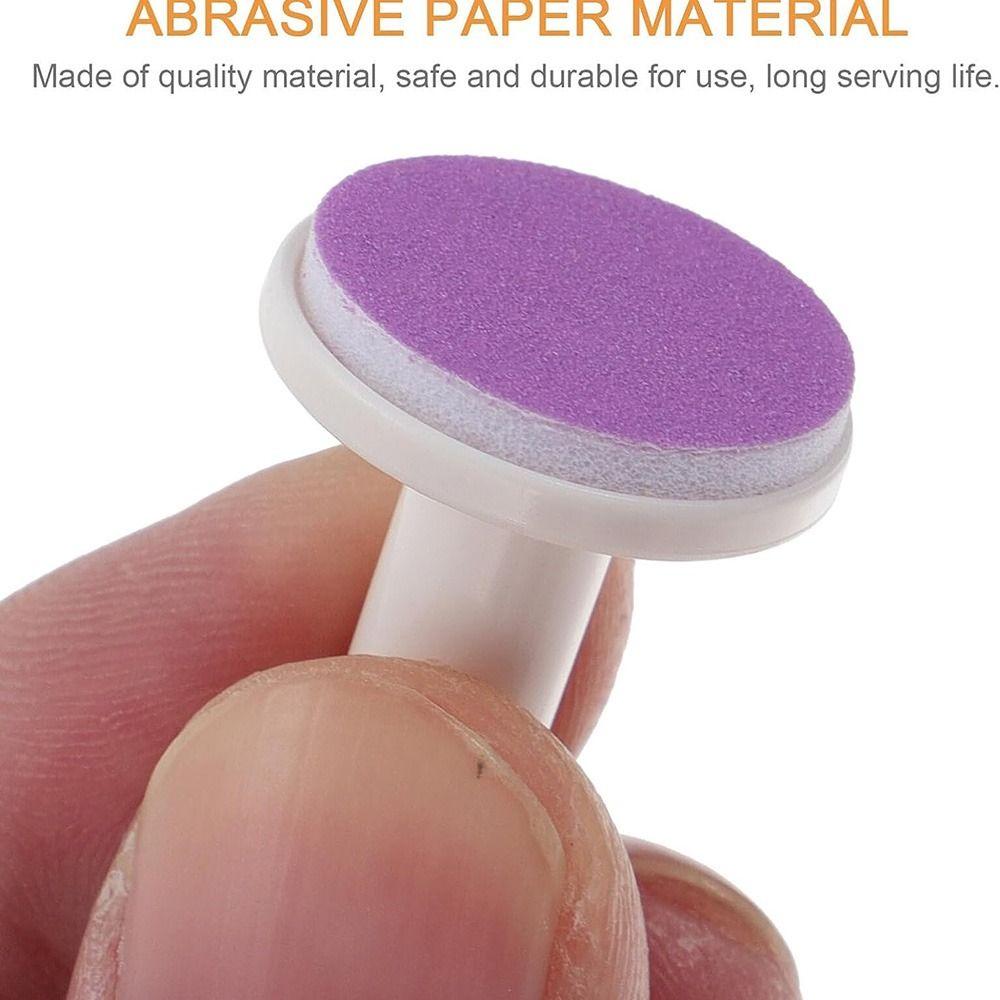 20 шт., сменные насадки для триммера, детские пилочки для ногтей, машинки для стрижки ногтей, шлифовальные головки, подушечки для триммера для ногтей, детские