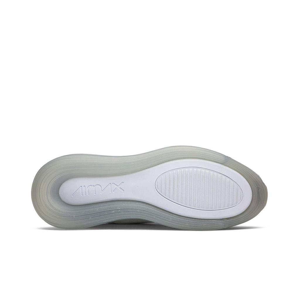 Nike Air Max 720 'Металлический платиновый' (унисекс) Белые / Белые-Металлик Платиновые Беговые Кроссовки AO2924 100