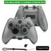Transparent Clear Storage Case Controller Protective Cover Handle Shell with Charge Port For Xbox Series S X XSS XSX Controller