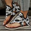 Women's Summer New Flip Toe Solid Flat Sandals Women's Back Zip Casual Beach Shoes
