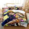 Jojo Bizarre Bedding Set Single Twin Full Queen King Size Bed Set Aldult Kid Bedroom Duvetcover Sets 3D Print Anime