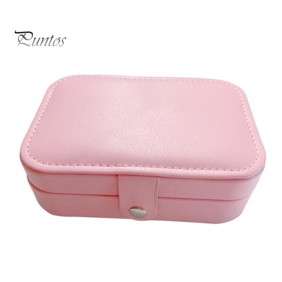 Коробка для хранения ювелирных изделий, держатель для сережек, ожерелий, большая вместимость, несколько отделений, легкий портативный органайзер для ювелирных изделий