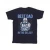 Mens Mandalorian Best Dad Galaxy T-Shirt