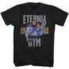 Мужская черная футболка Masters of the Universe Eternia Gym для взрослых